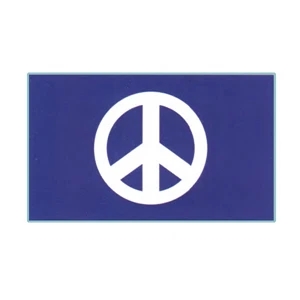 Peace Window Decals 3" x 10"