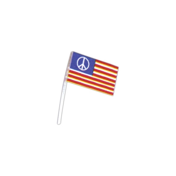 American Peace Antenna Flag