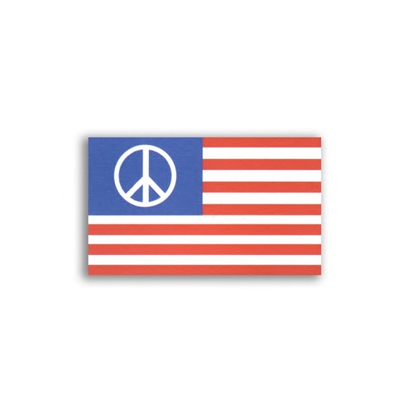 American Peace Window Decals 3" x 10"