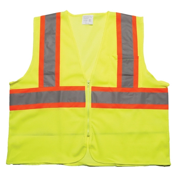 ANSI 2 Tri Color Safety Vest - Image 4