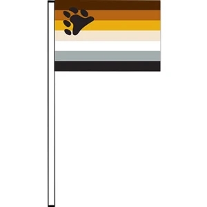 Bear Pride Antenna Flag
