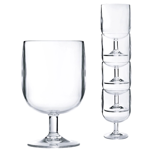 Stack-Up™ Plastic Stackable Wine Glass, 12 oz. - Image 1