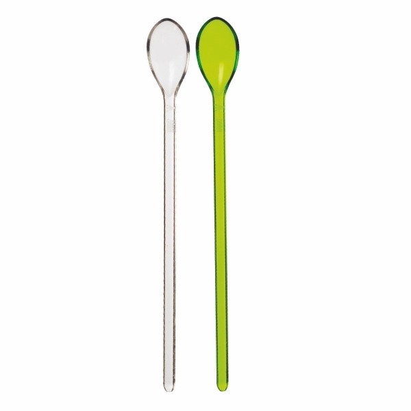 Acrylic Bar/Stirrer Spoon - Set of 2 on Blister Card - Image 1
