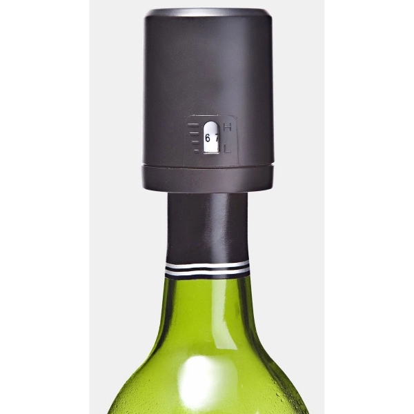 Vino Gauge™ Wine Preserver Pump, Black Plastic - Image 1
