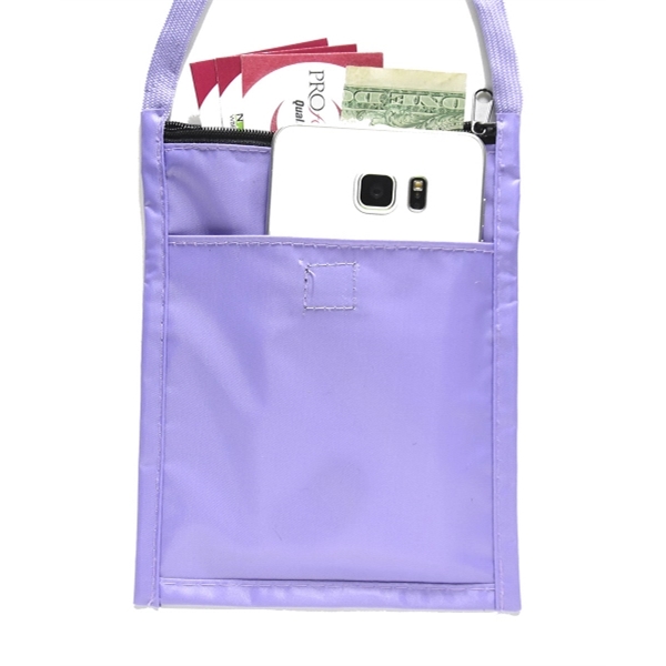Standard Double Pocket Neck wallet w/ 3/8" Lanyard - Image 3