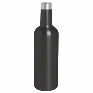 26 oz. Wine Bottle, Bordeaux Shape, Tri-Wall Black S/S