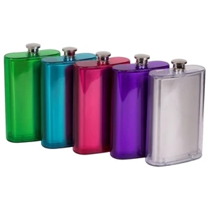 Double Wall Stainless Steel Pocket Flask, 5 oz.