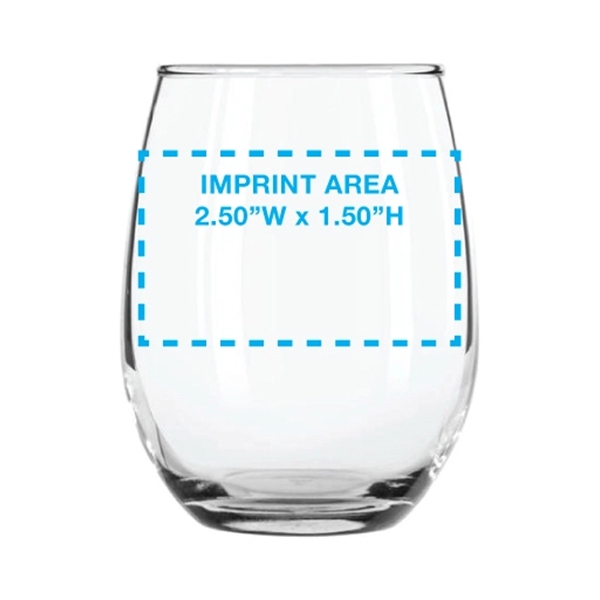9 oz. Stemless Wine Glass - Image 3