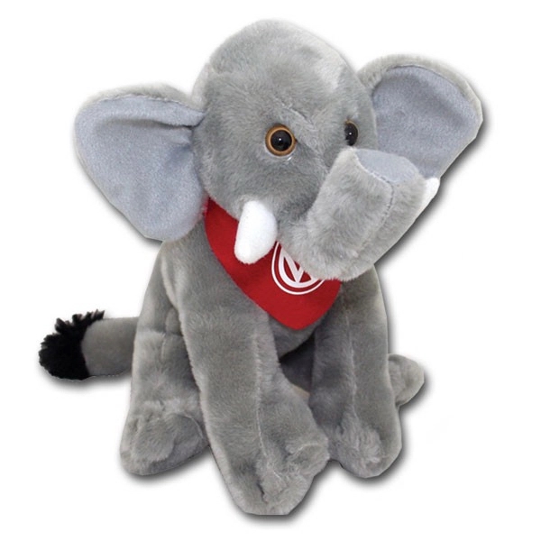 9" In The Zoo Stuffed Elephant - Image 1