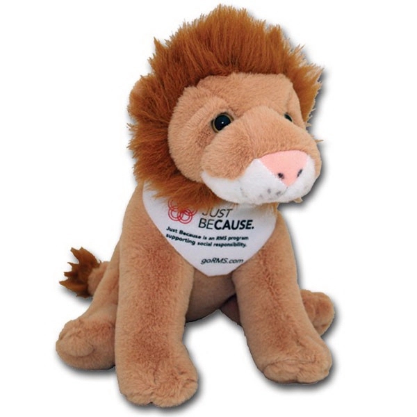 9" In The Zoo Stuffed Lion - Image 1