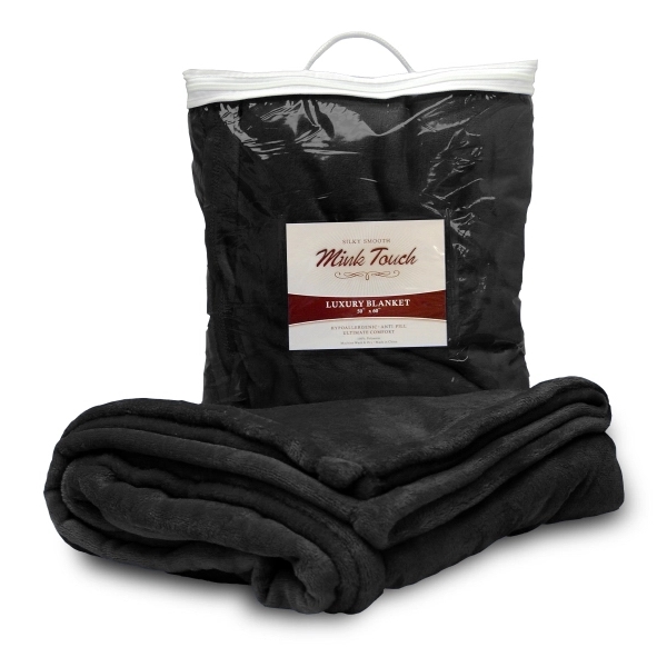 Oversize Mink Touch Luxury Blanket Embroidered - Image 2