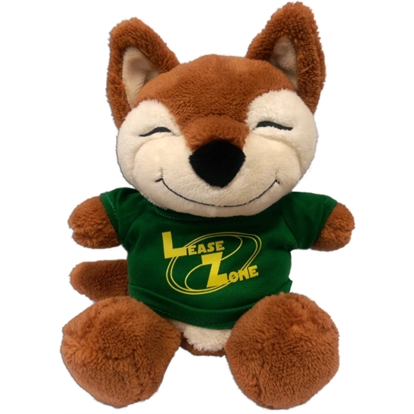 10" Smiling Faces Sitting Fox - Image 1