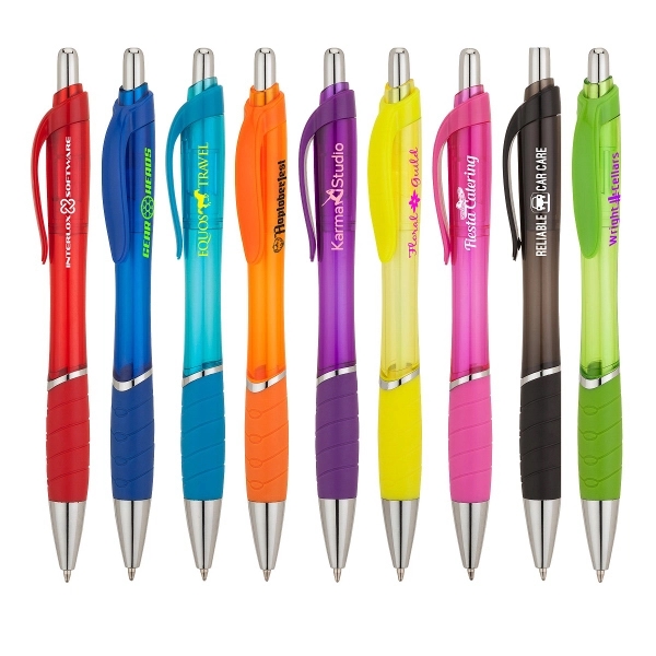 Wave® - Clear Ballpoint Pen - Image 1