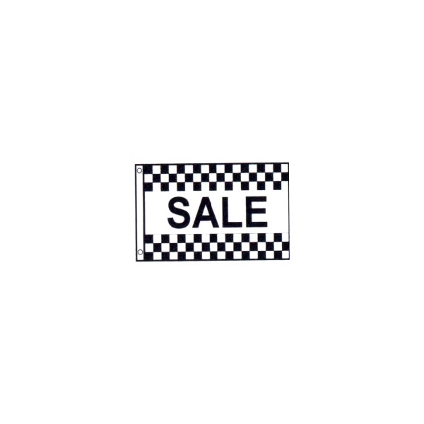 Checkered Message Flag - 2' x 3' - Image 3