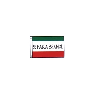 Spanish Sewn Stripes Horizontal Message Flags 3' x 5'