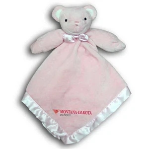 Pink Bear Baby Blanket