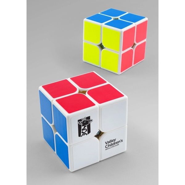Speedy 2" Mini Puzzle Cube - 4 Panels Per Side - Image 1