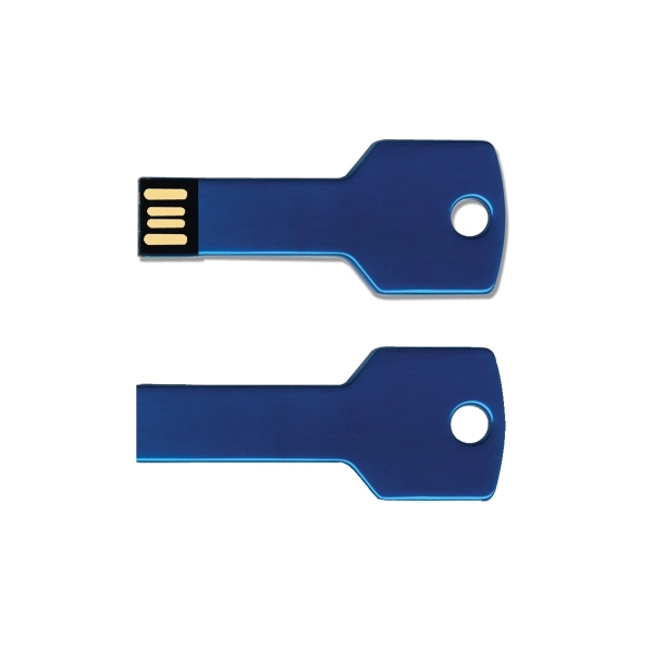 Key Drive™ Classic Hi-Speed USB 2.0 - Silver - Image 3
