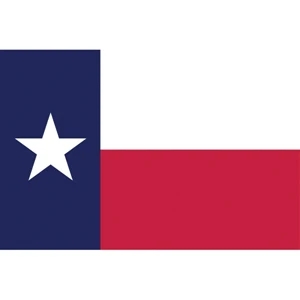 Sewn Texas State Stick Flag 12" x 18"