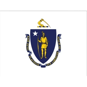 Massachusetts Official Car Flag