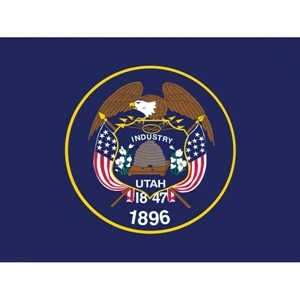 Utah Official Car Flag