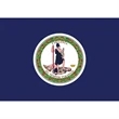 Virginia Official Car Flag