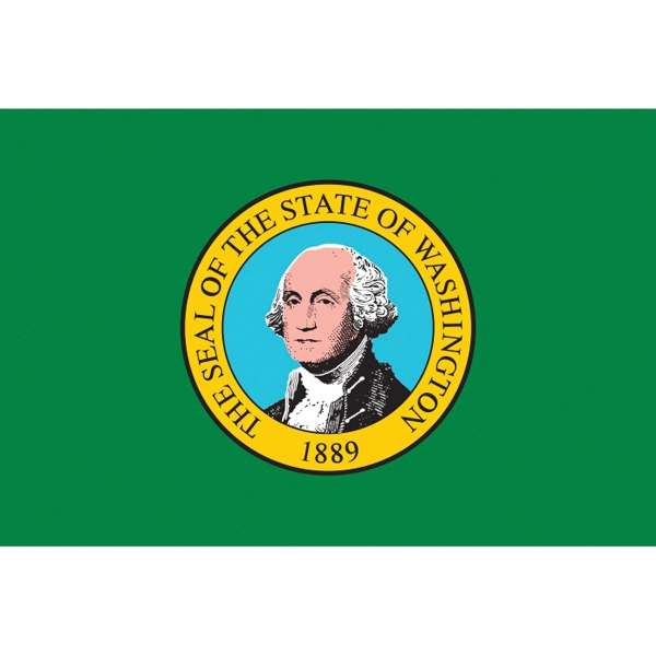Washington Official Stick Flag
