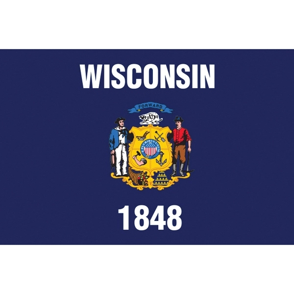 Wisconsin Official Stick Flag