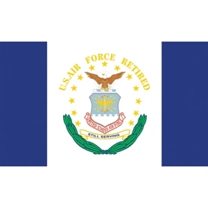 Military Flag - Air Force Retired
