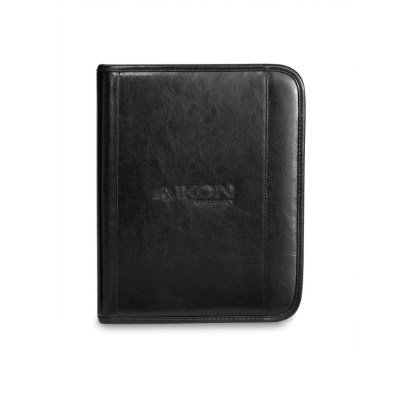 Deluxe Leather Wired-E Padfolio - Image 1