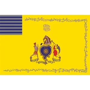 Special Historical Stick Flag - Philly Light Horse Troop