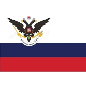 Special Historical Stick Flag - Russian American Co.