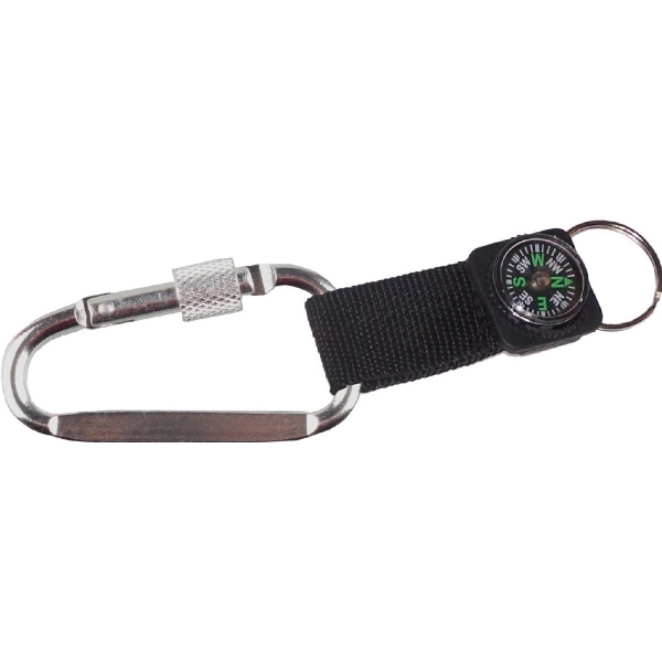 Carabiner with Secured Screw and Compass - Image 5