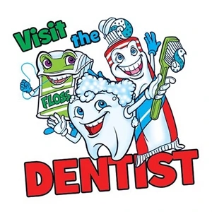 Visit The Dentist Temporary Tattoo
