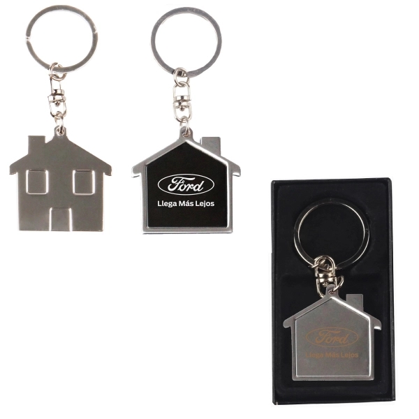 Chrome metal key holder with Gift Case - Image 1
