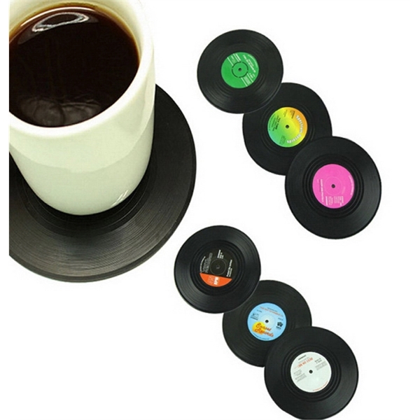 Vinyl Record Drink Coaster/Cup Mat - Image 1