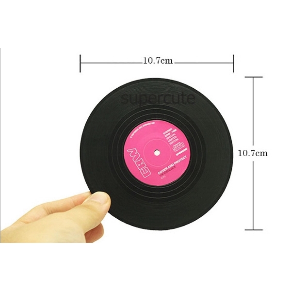 Vinyl Record Drink Coaster/Cup Mat - Image 2