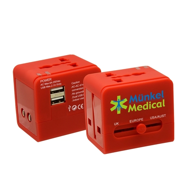 Premium Universal Charger - Red - Image 1