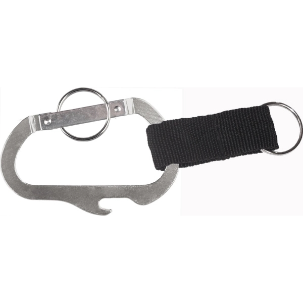 Carabiner with Bottle Opener and Strap - Image 5
