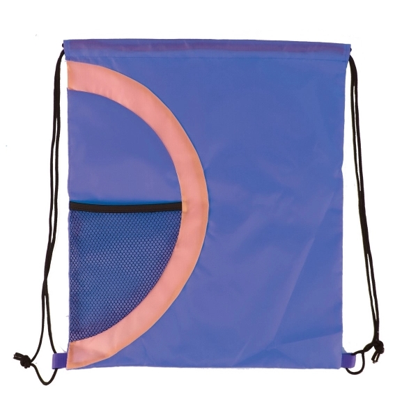 Drawstring Bags w/ Bottle Holder durable Cinch Backpack - Image 2