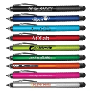 iWriter® Gravity Auto-Retractable Ball Point Pen with Stylus