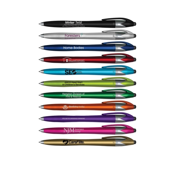 iWriter® Twist Stylus & Ballpoint Pen Combo - Image 1