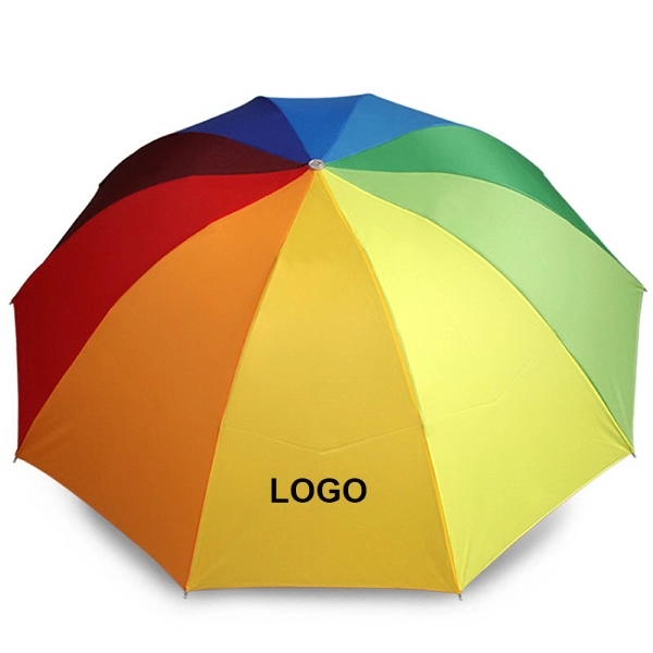 Folding Rainbow Umbrella - Image 3