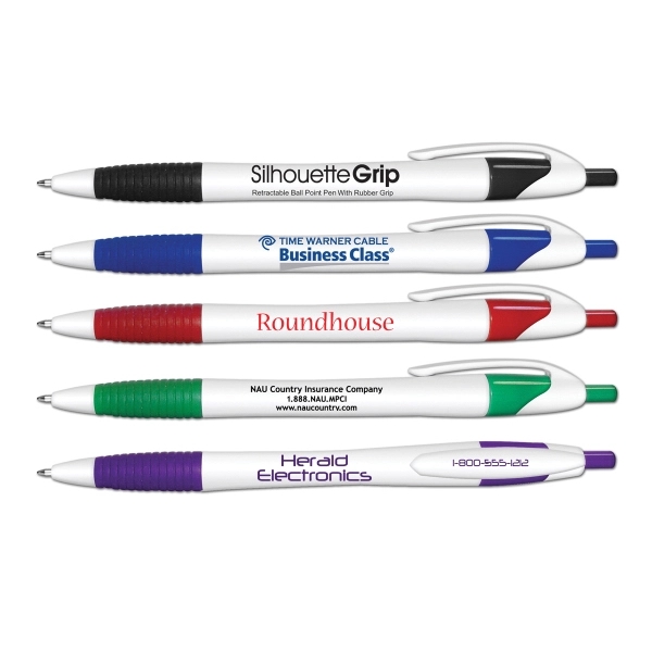 Silhouette Grip Retractable Ballpoint Pen - Image 1