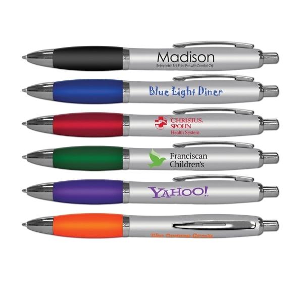 Madison Retractable Ball Point Pen - Image 1