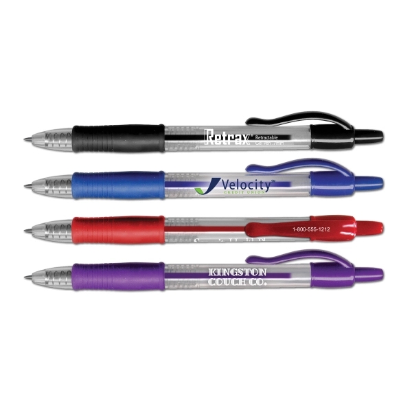Gel Pen with Rubber Grip - Image 1