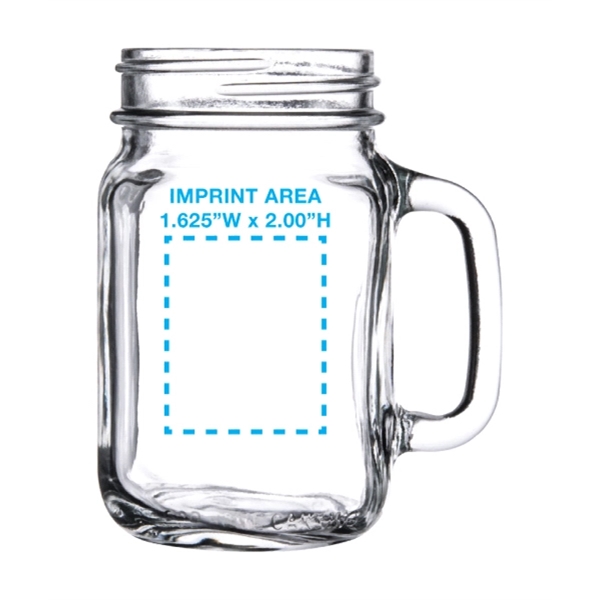 16.5 oz. Plain Drinking Jar - Image 3