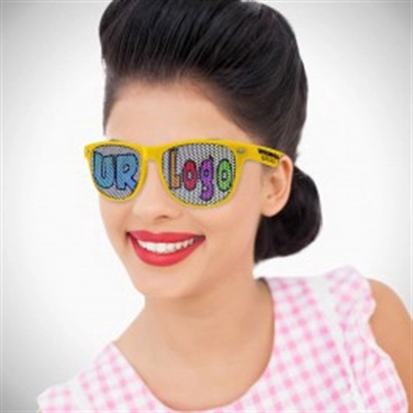 Yellow Custom Classic Billboard Sunglasses - Image 1