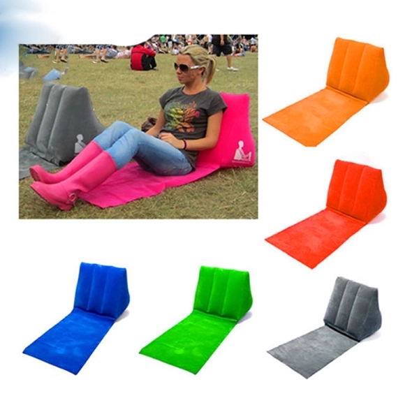 PVC Inflatable Triangle Pillow - Image 1