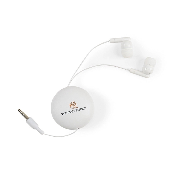 Retractable Wired Earbuds with Magnet - Image 2